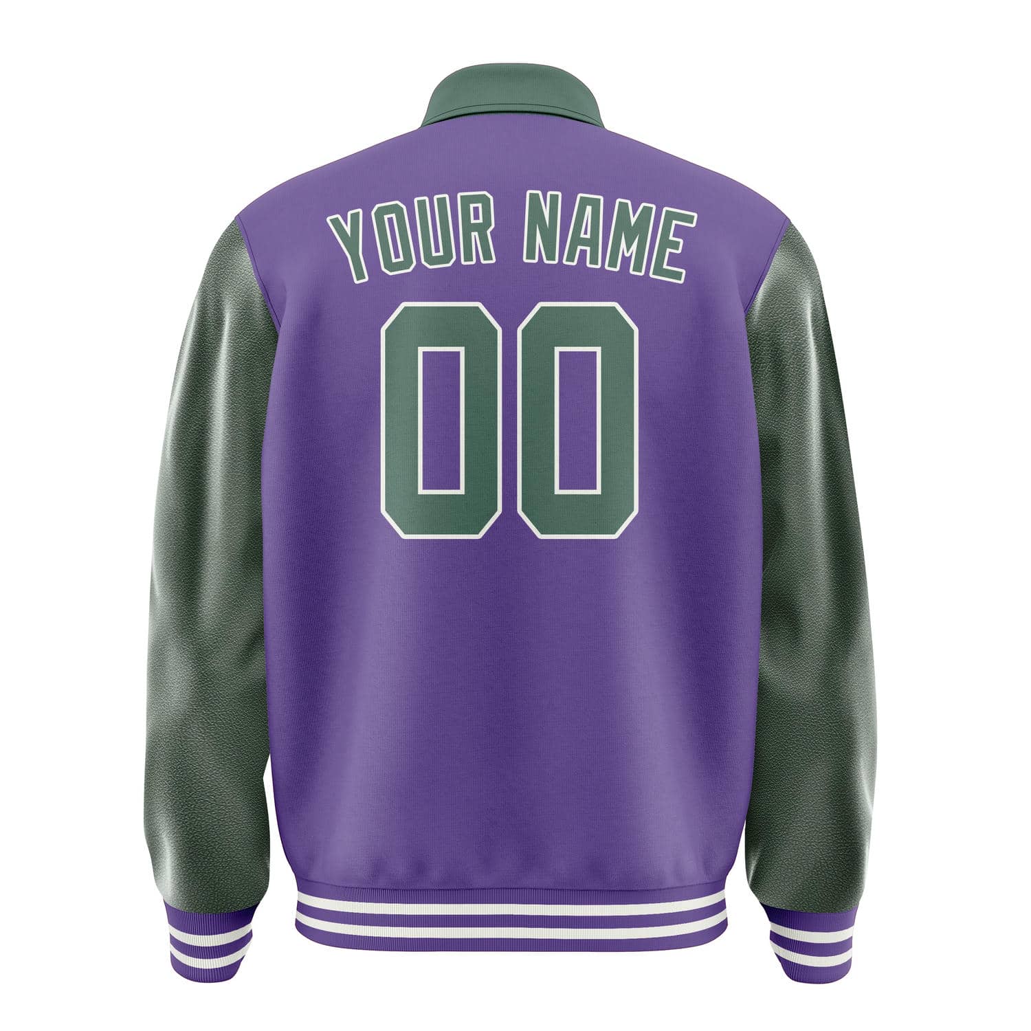 Custom Light Purple Blue Green Jacket