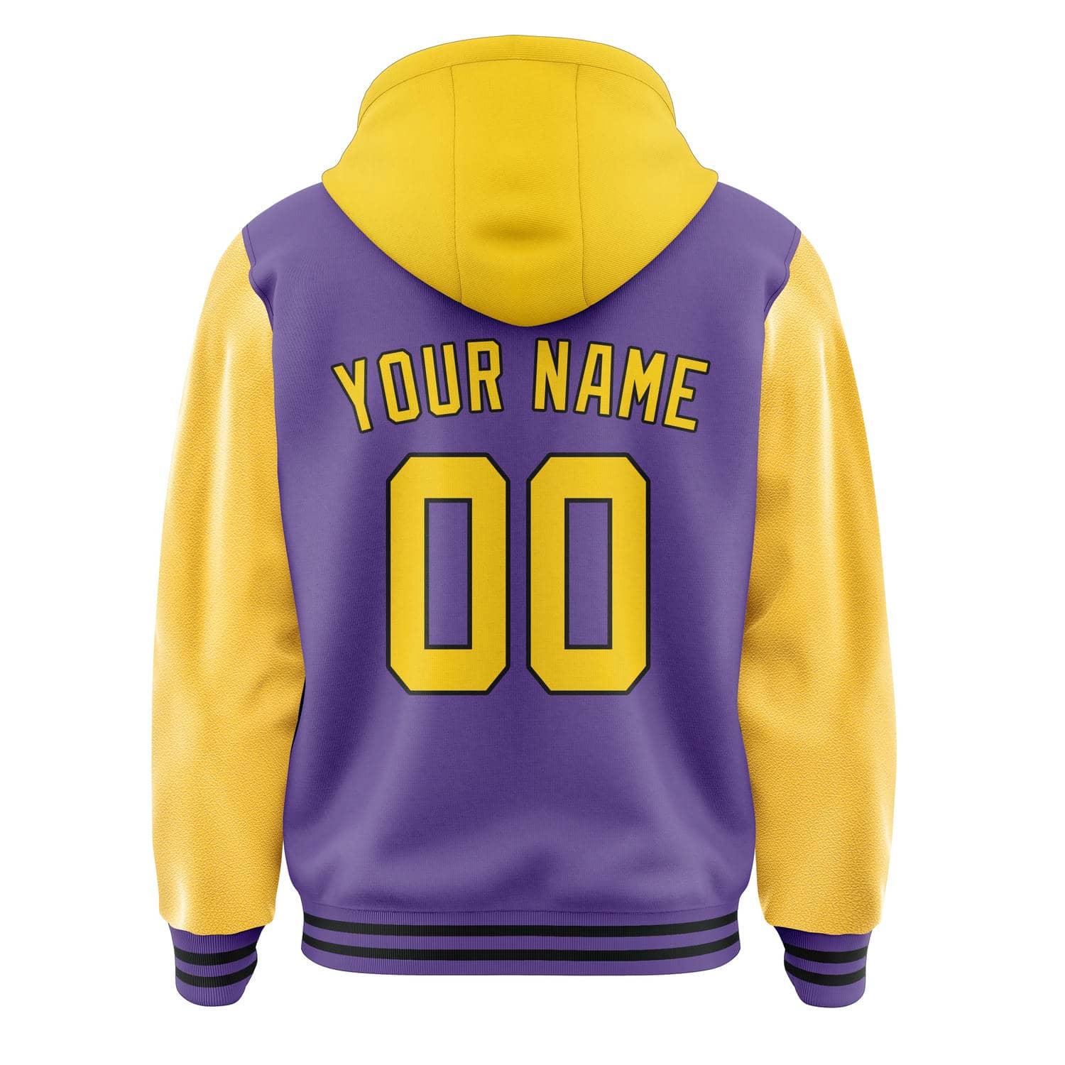 Custom Light Purple Gold Jacket