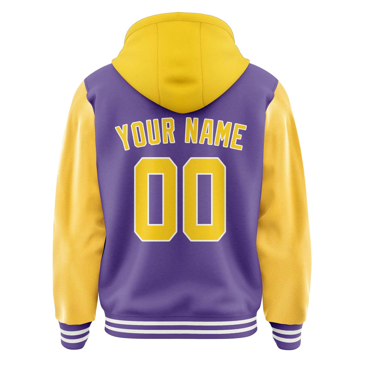 Custom Light Purple Gold Jacket