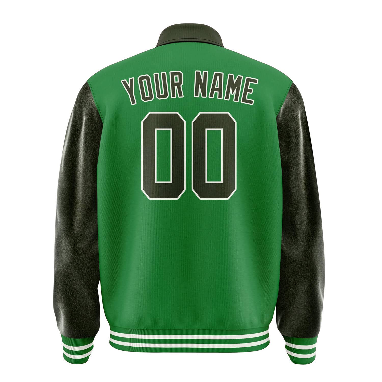 Custom Emerald Green Olive Jacket