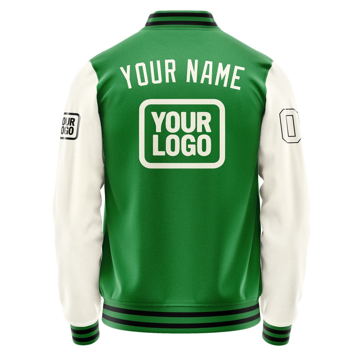 Custom Emerald Green Cream Jacket JA242403241717030317