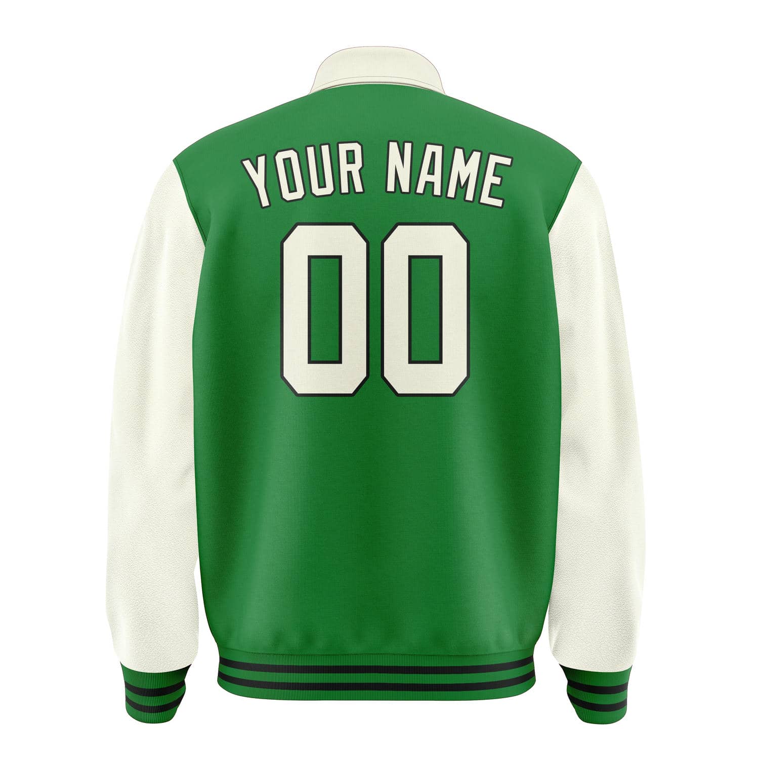 Custom Emerald Green Cream Jacket