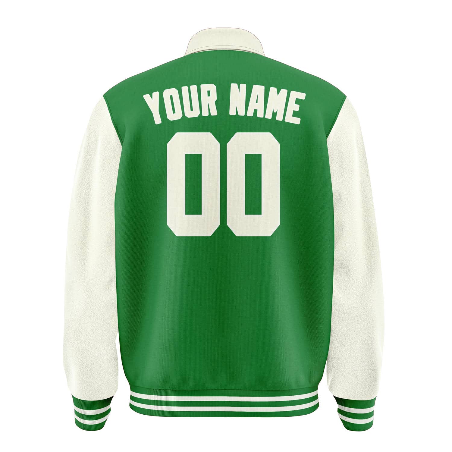 Custom Emerald Green Cream Jacket