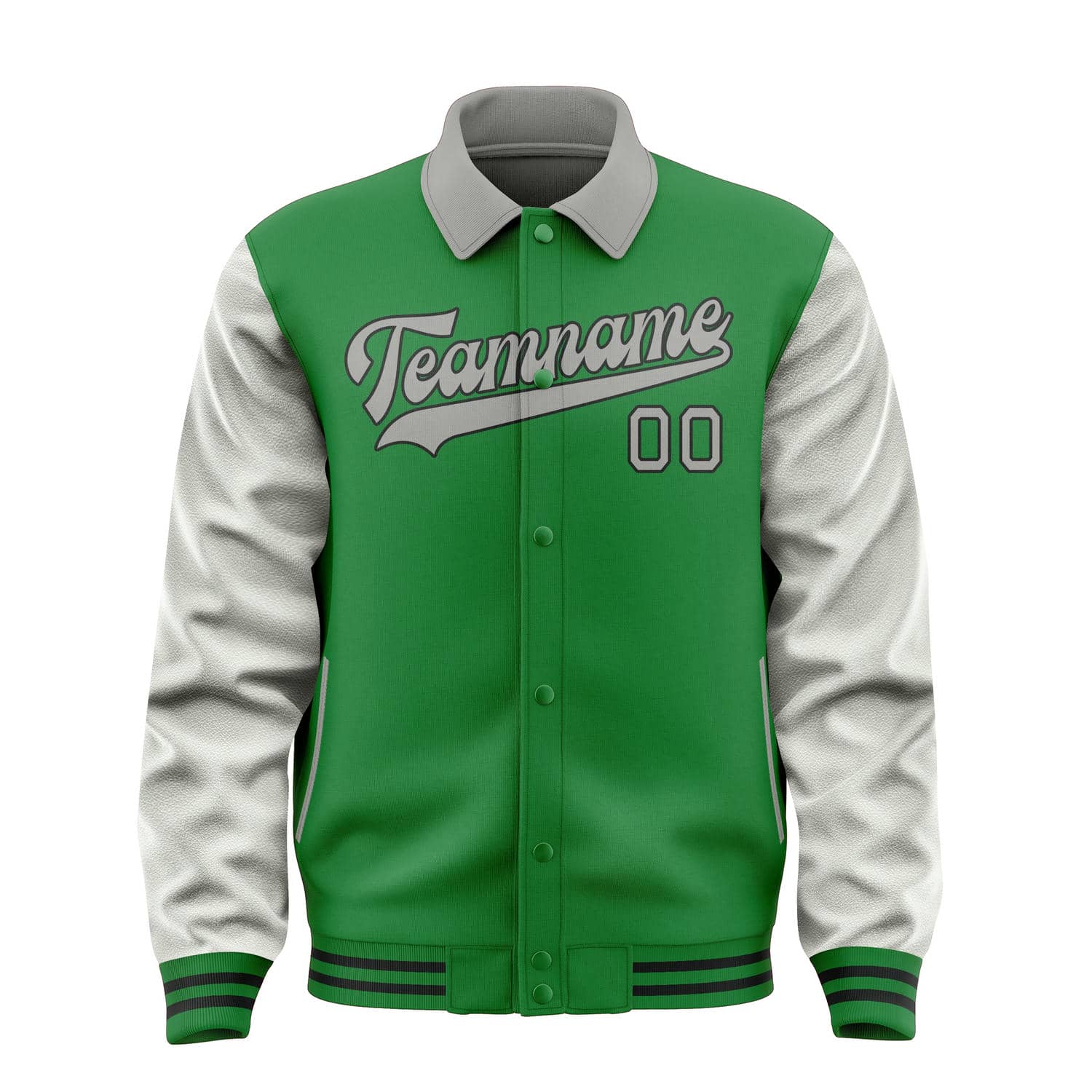 Custom Emerald Green Gray Jacket