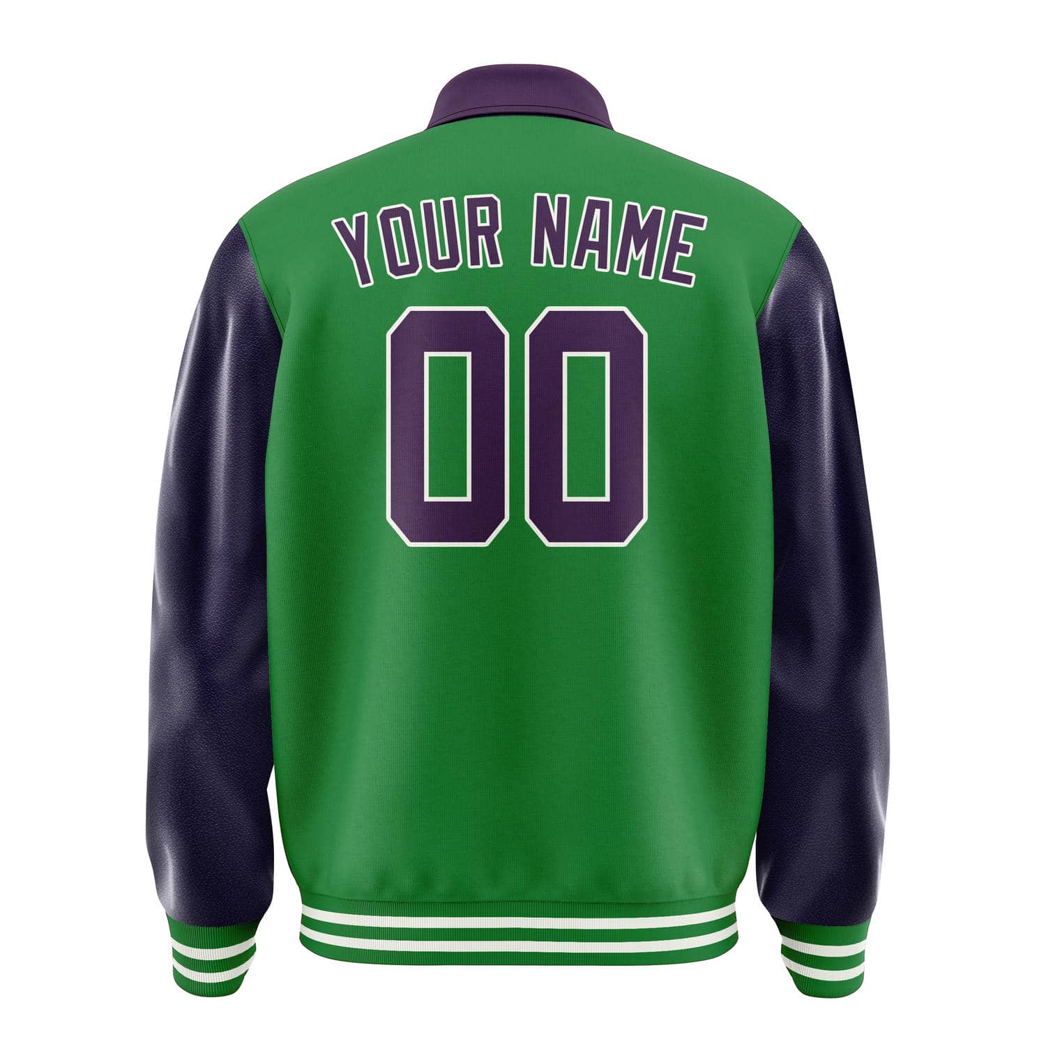 Custom Emerald Green Purple Jacket