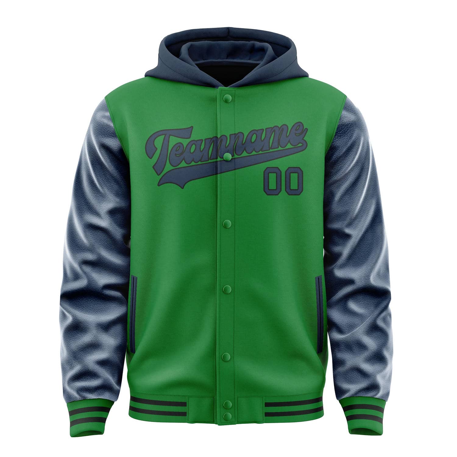Custom Emerald Green Blue Jacket