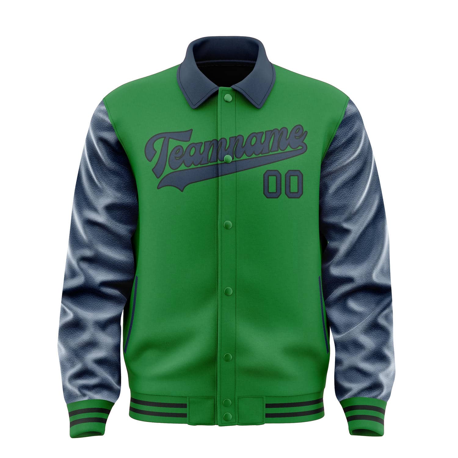 Custom Emerald Green Blue Jacket