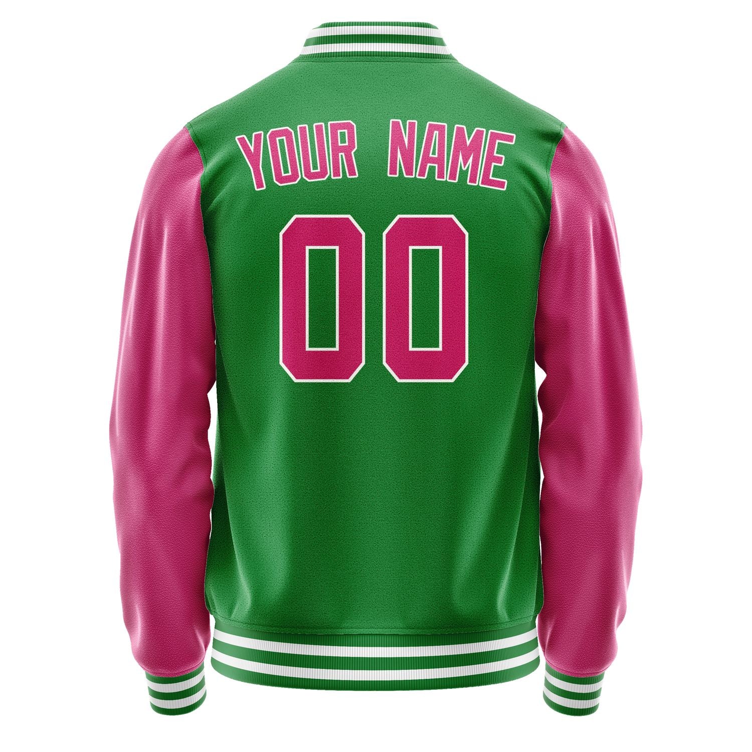 Custom Emerald Green Pink Jacket JA2424132418B31813