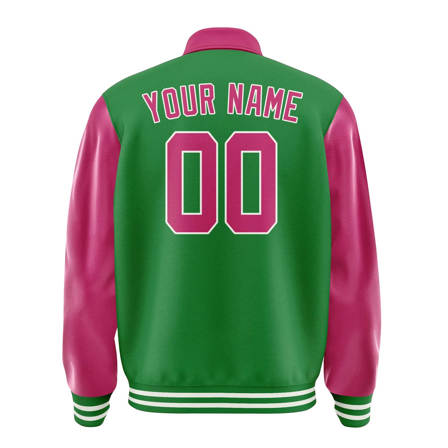 Custom Emerald Green Pink Jacket