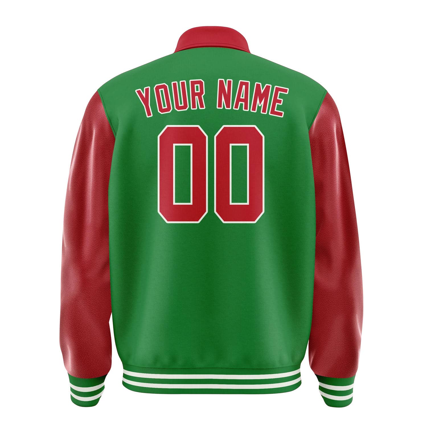 Custom Emerald Green Red Jacket