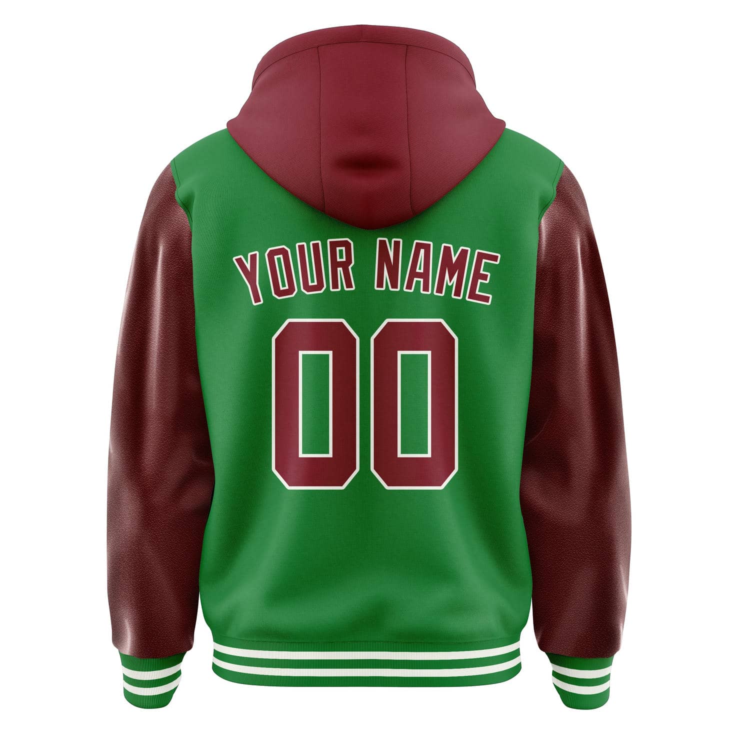 Custom Emerald Green Crimson Red Jacket