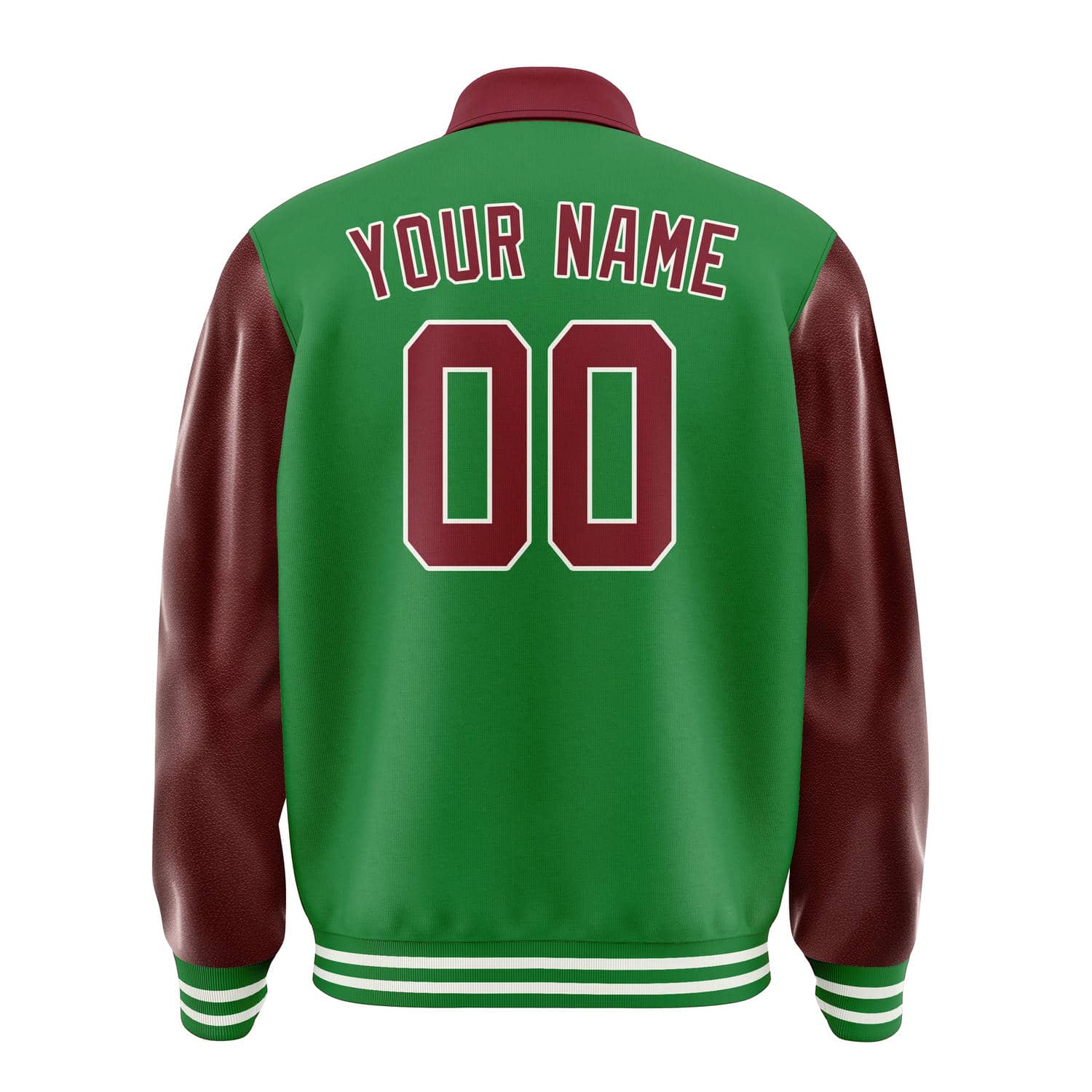 Custom Emerald Green Crimson Red Jacket