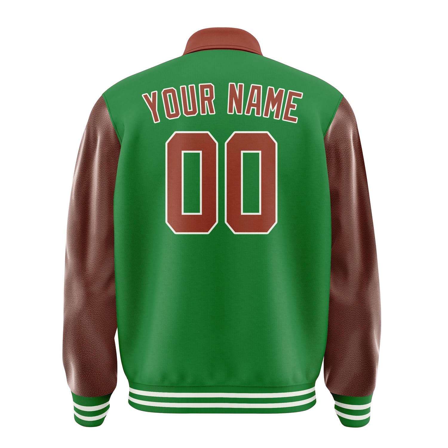 Custom Emerald Green Coral Red Jacket