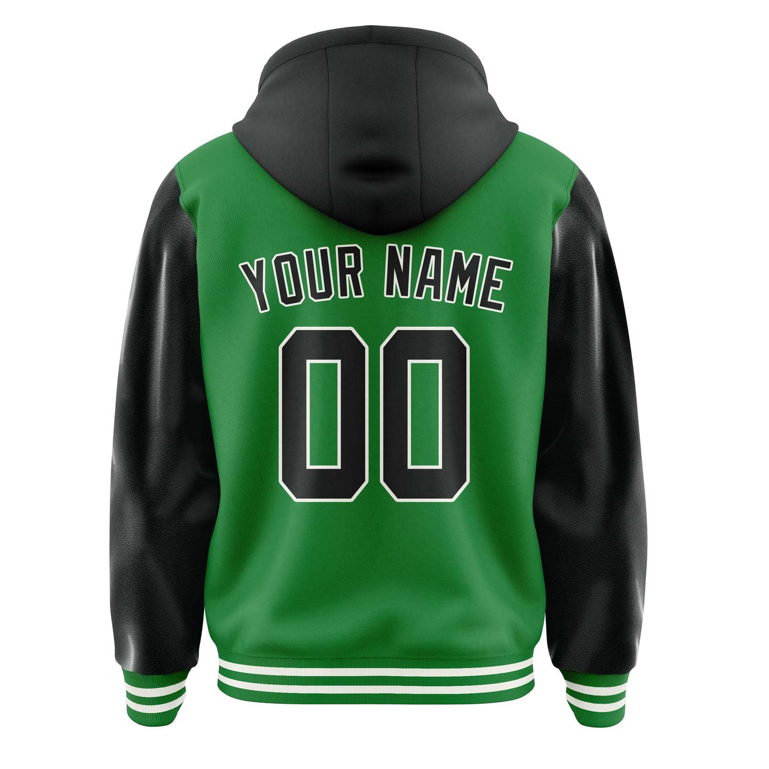 Custom Emerald Green Black Jacket