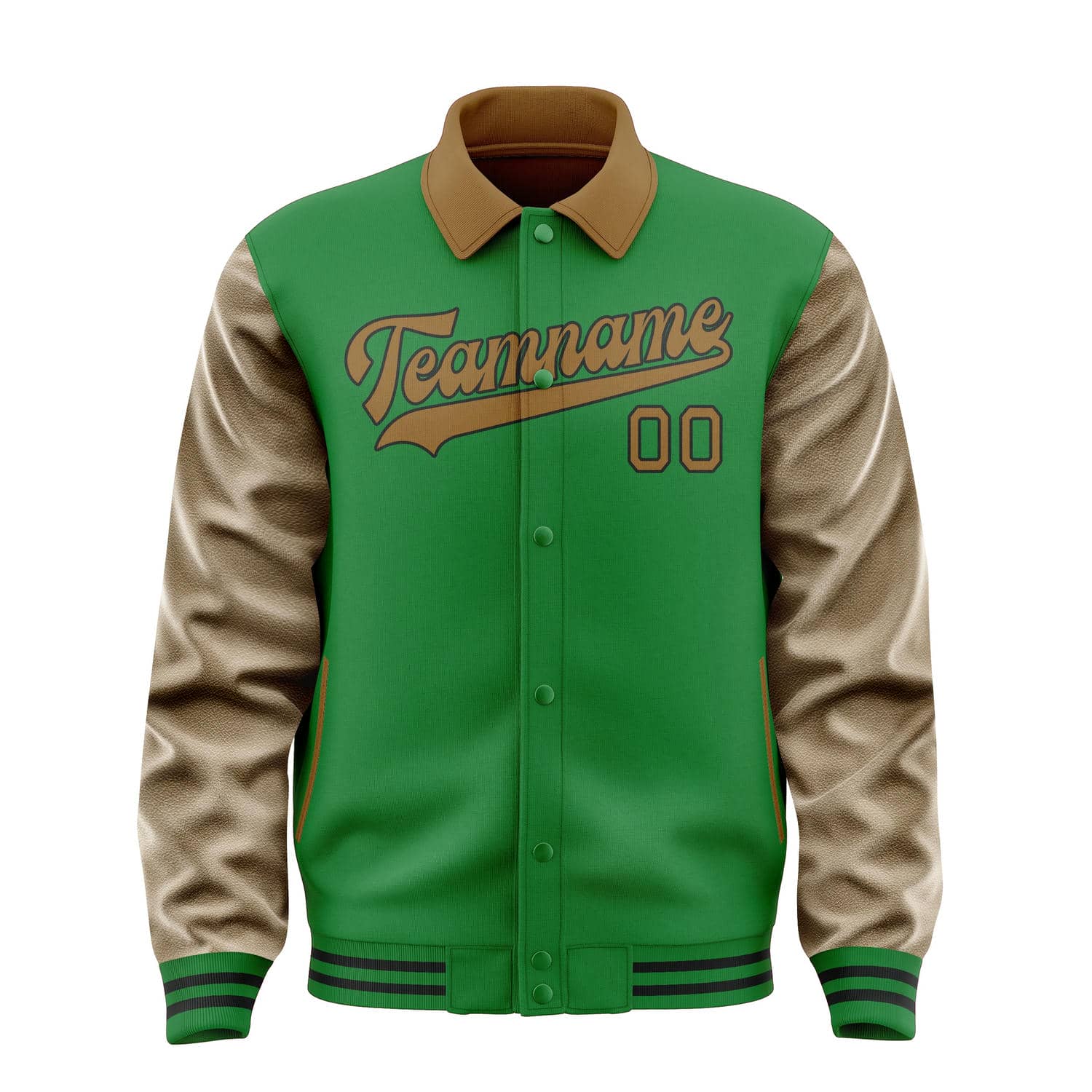 Custom Emerald Green Khaki Jacket