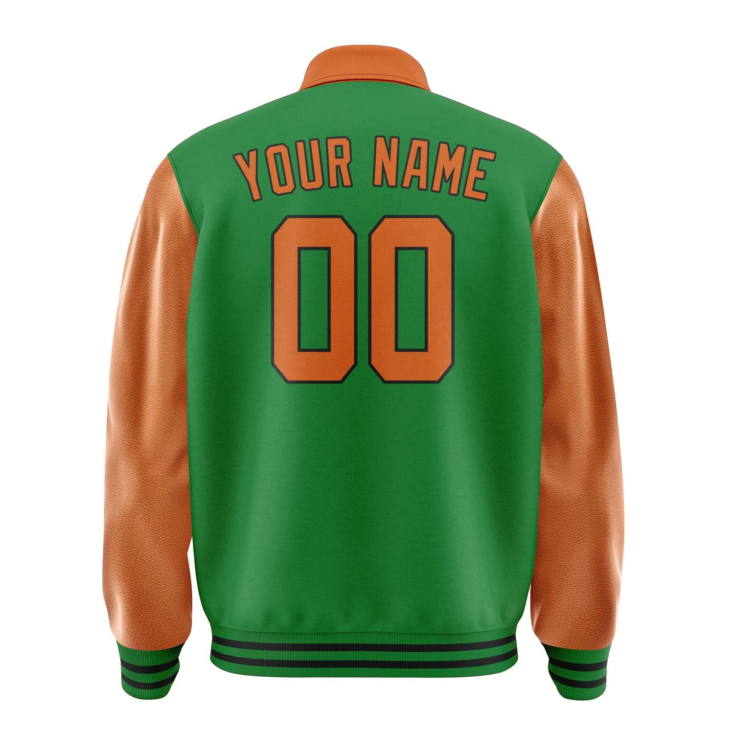 Custom Emerald Green Orange Jacket