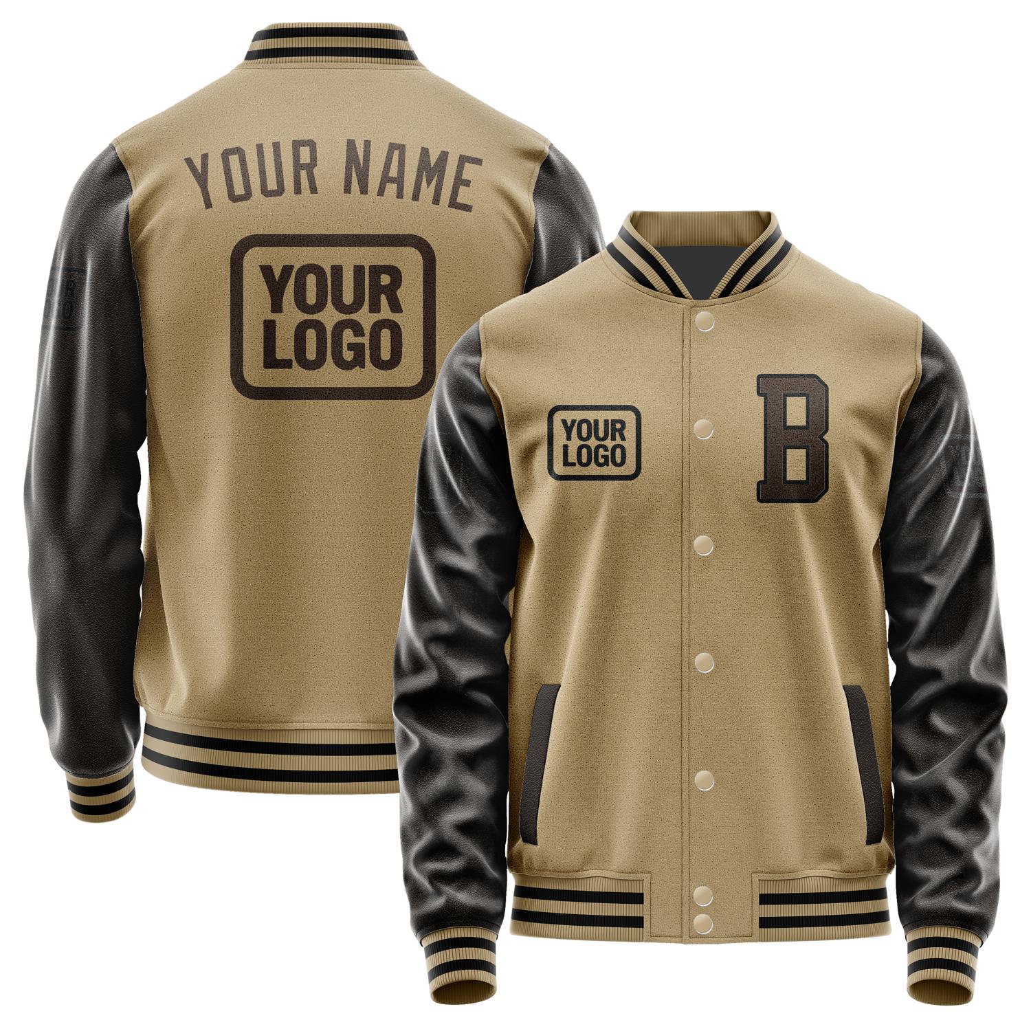 Custom Light Khaki Brown Jacket JA252501251717010117