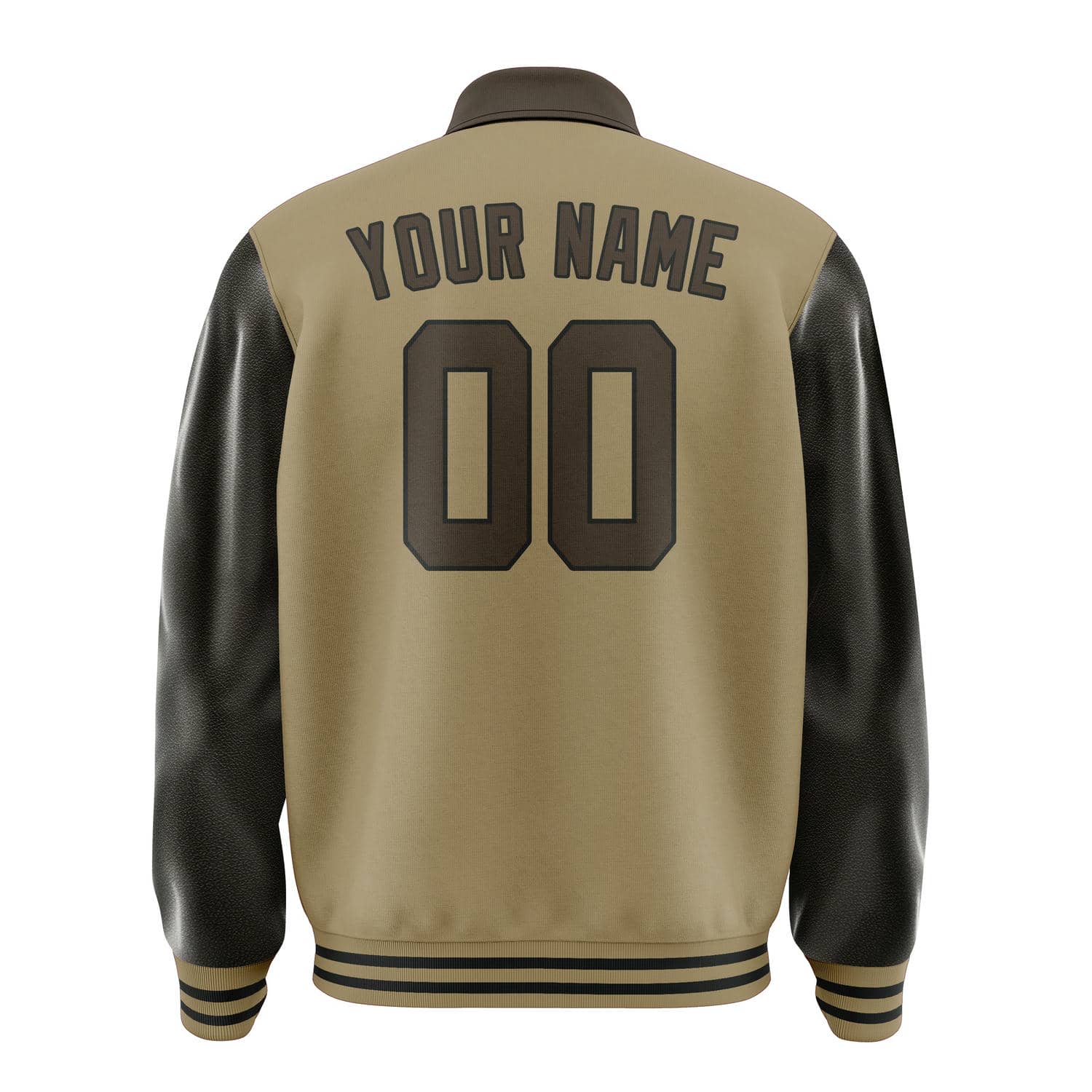 Custom Light Khaki Brown Jacket