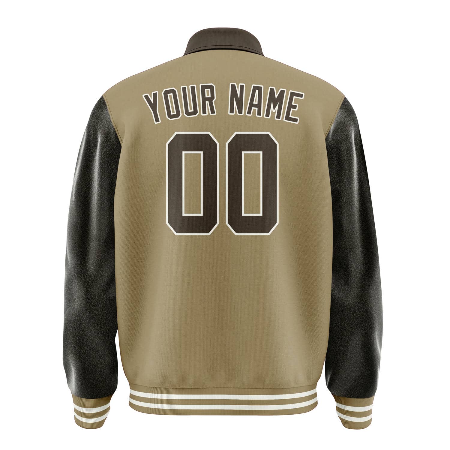 Custom Light Khaki Brown Jacket