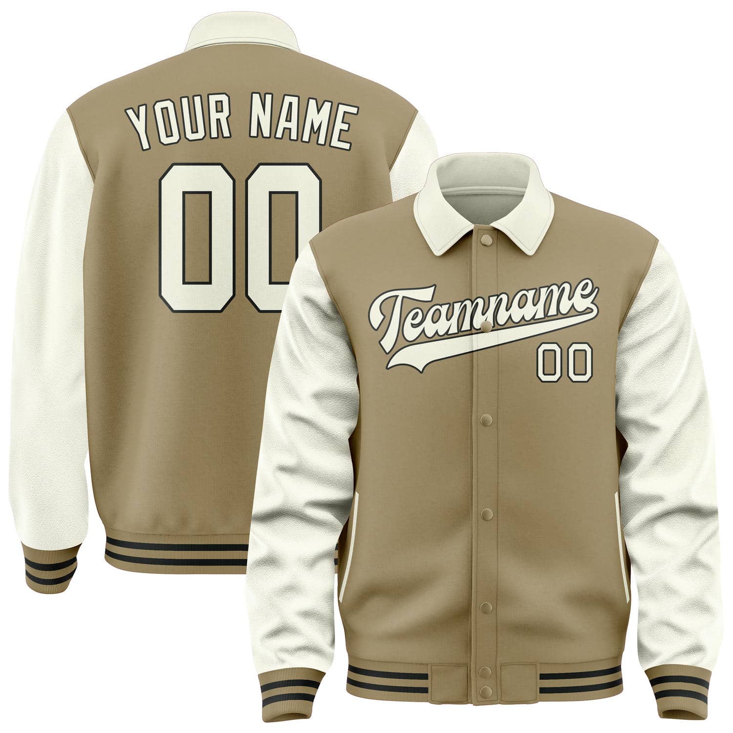 Custom Light Khaki Cream Jacket