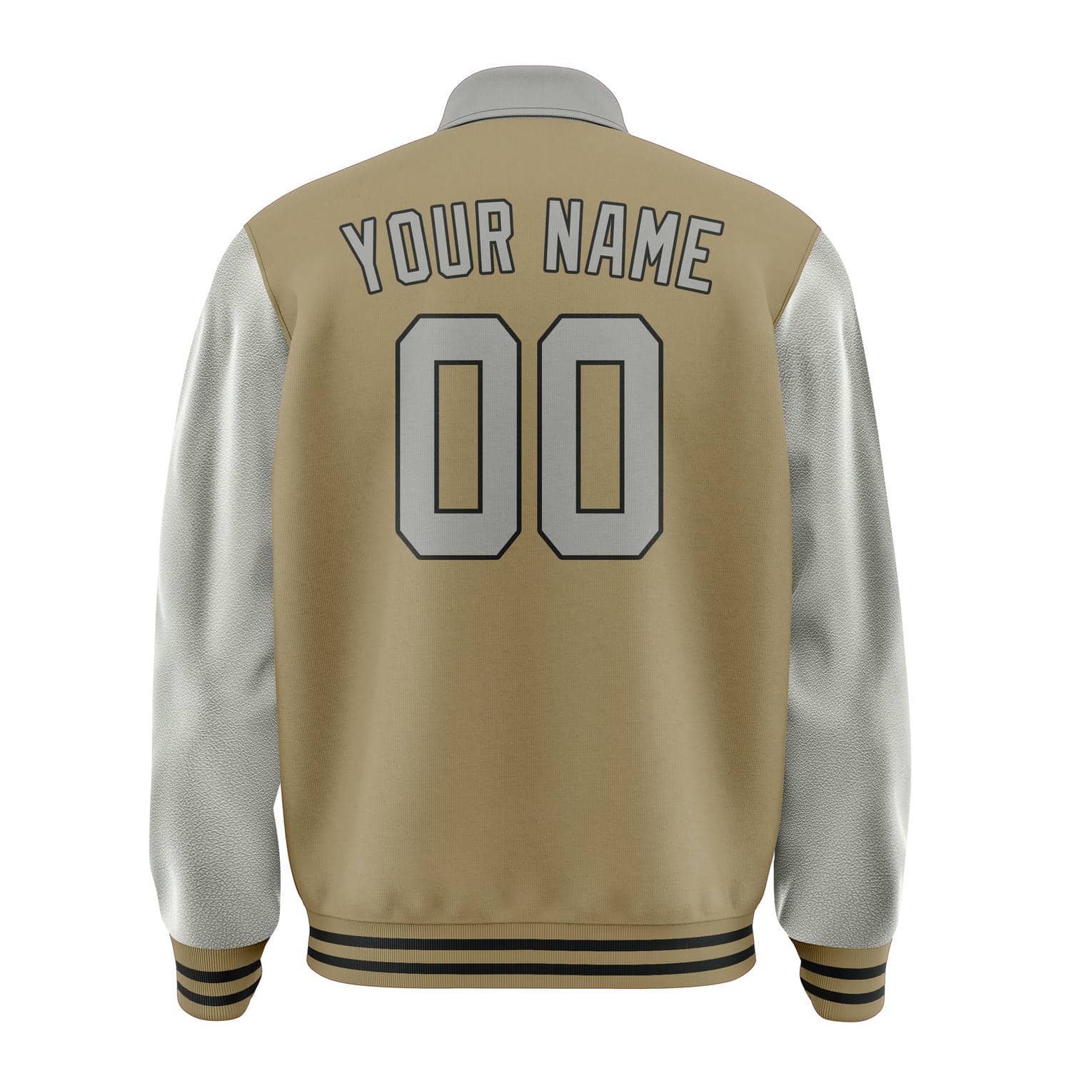 Custom Light Khaki Gray Jacket