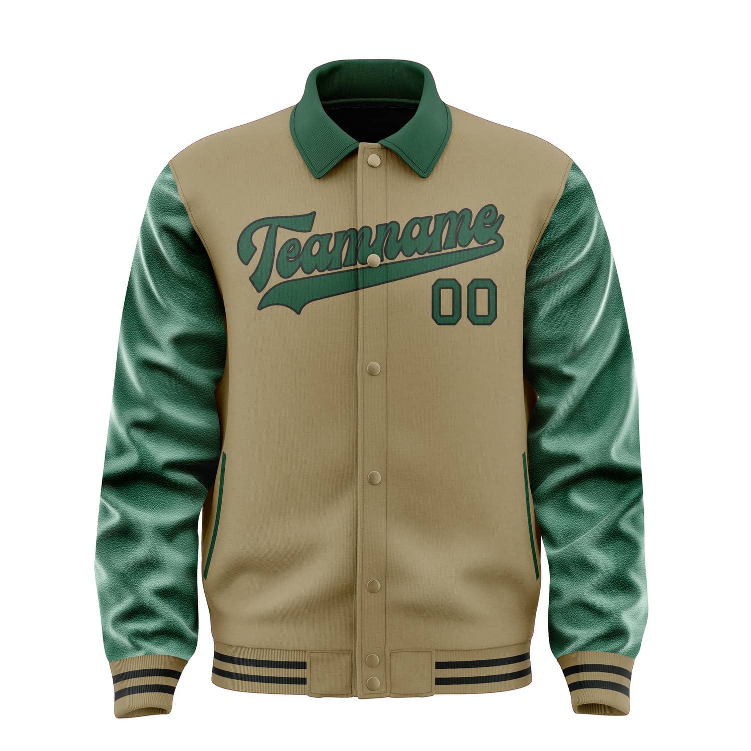 Custom Light Khaki Green Jacket