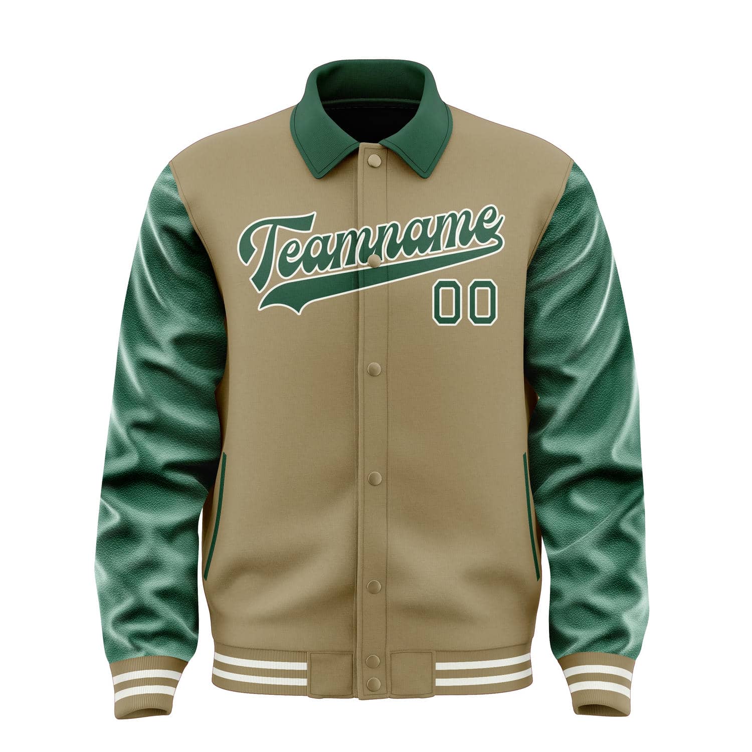 Custom Light Khaki Green Jacket