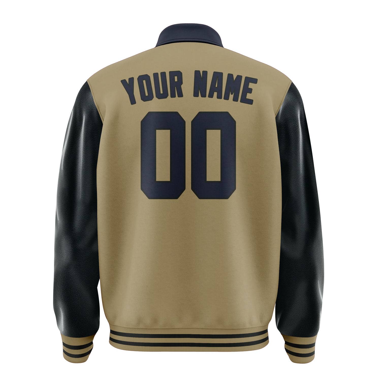 Custom Light Khaki Navy Jacket