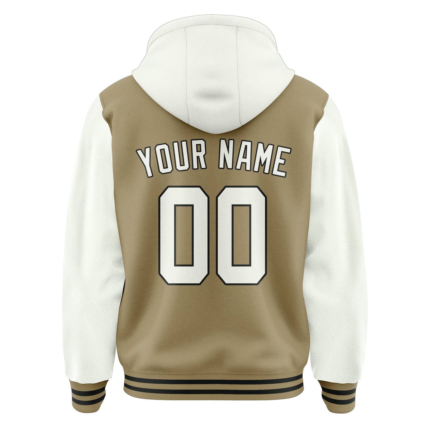 Custom Light Khaki White Jacket