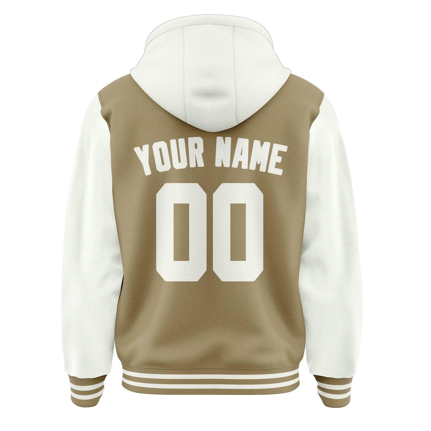 Custom Light Khaki White Jacket
