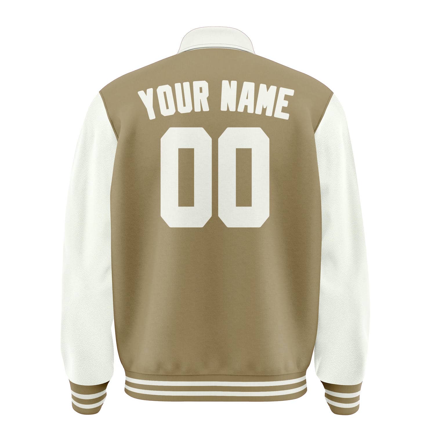 Custom Light Khaki White Jacket