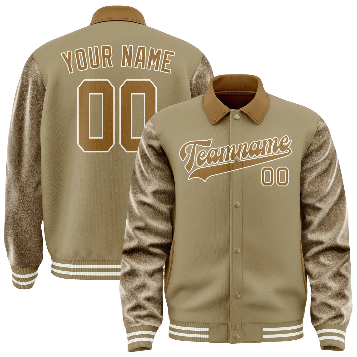 Custom Light Khaki Khaki Jacket