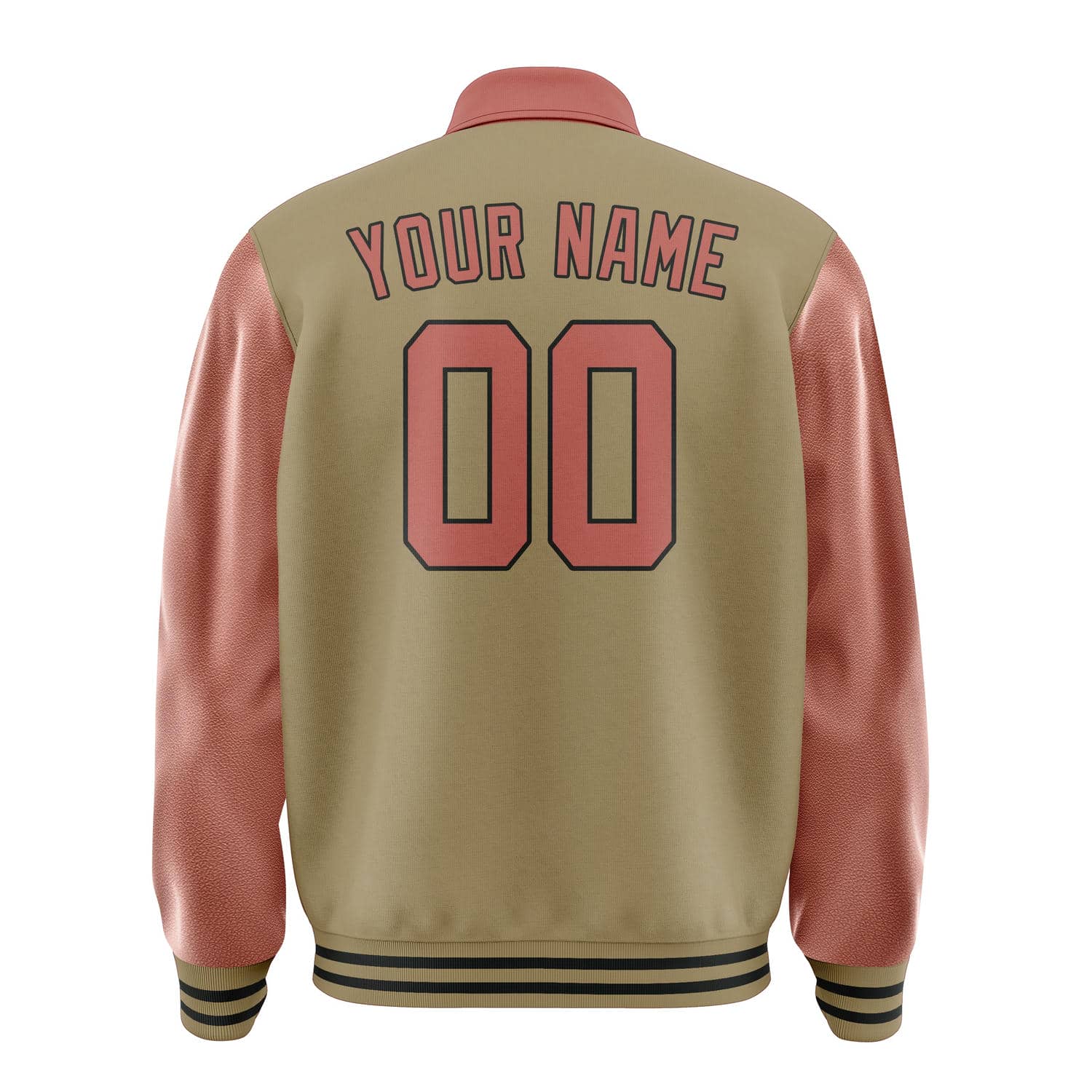 Custom Light Khaki Copper Rose Jacket