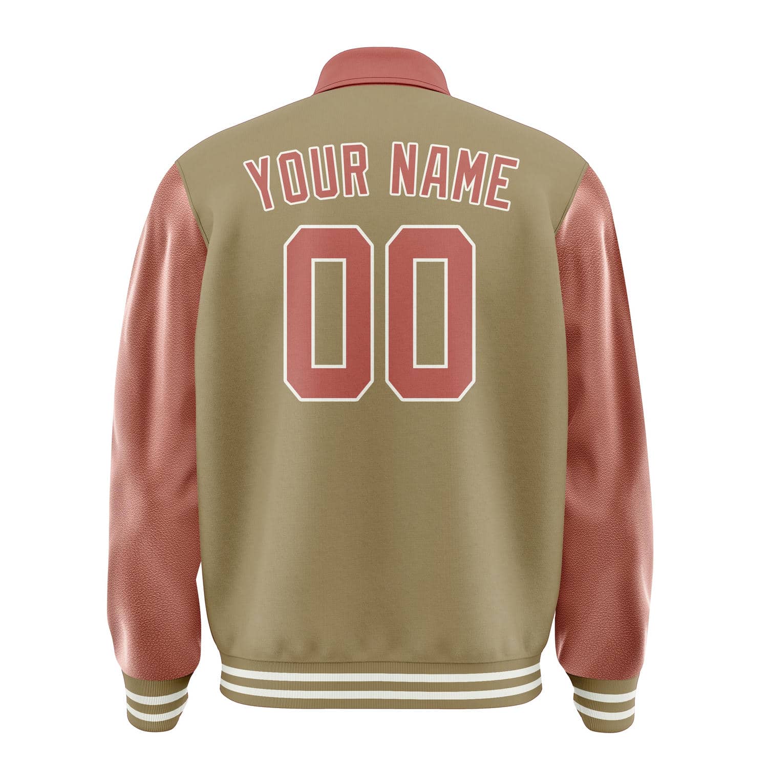 Custom Light Khaki Copper Rose Jacket