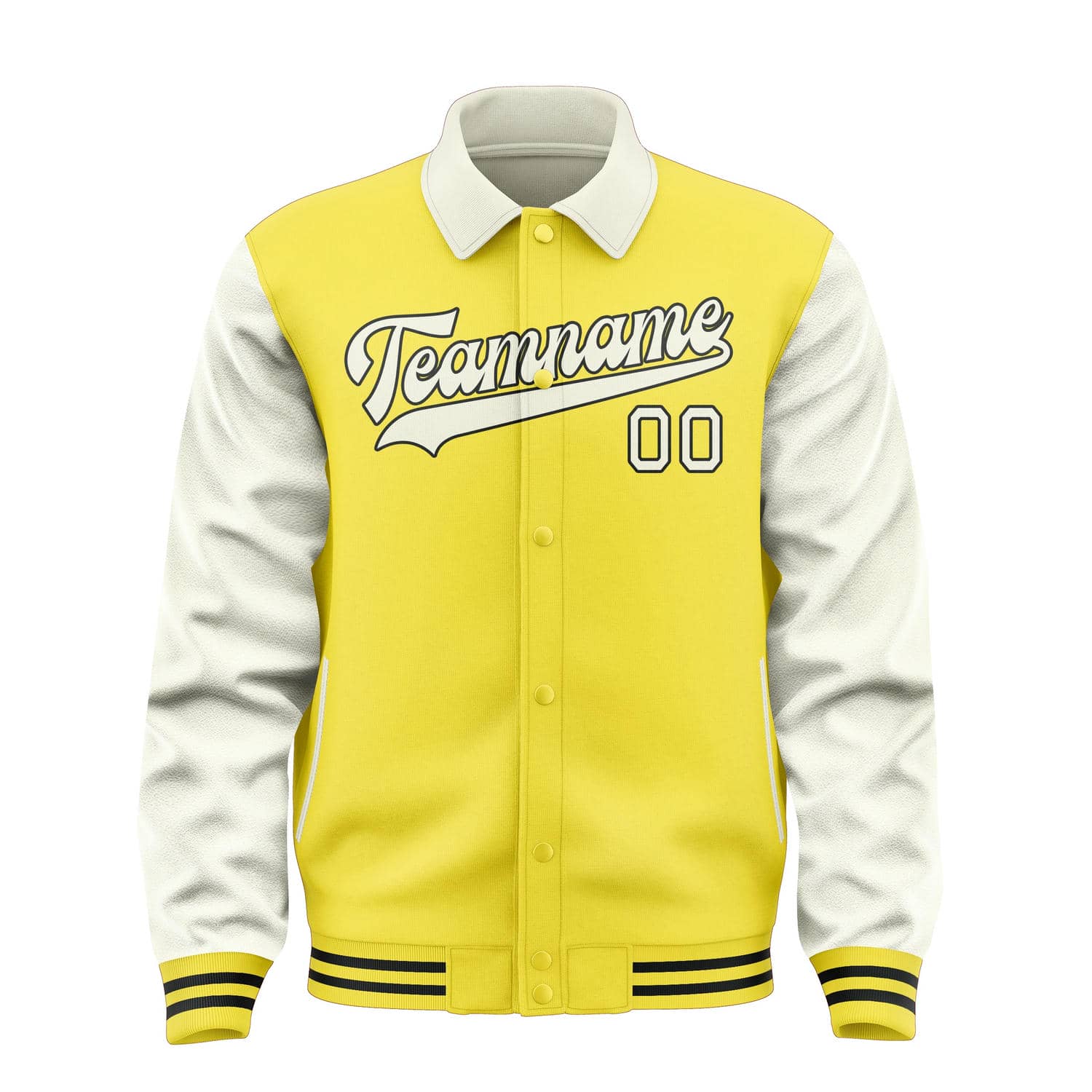 Custom Light Yellow Cream Jacket