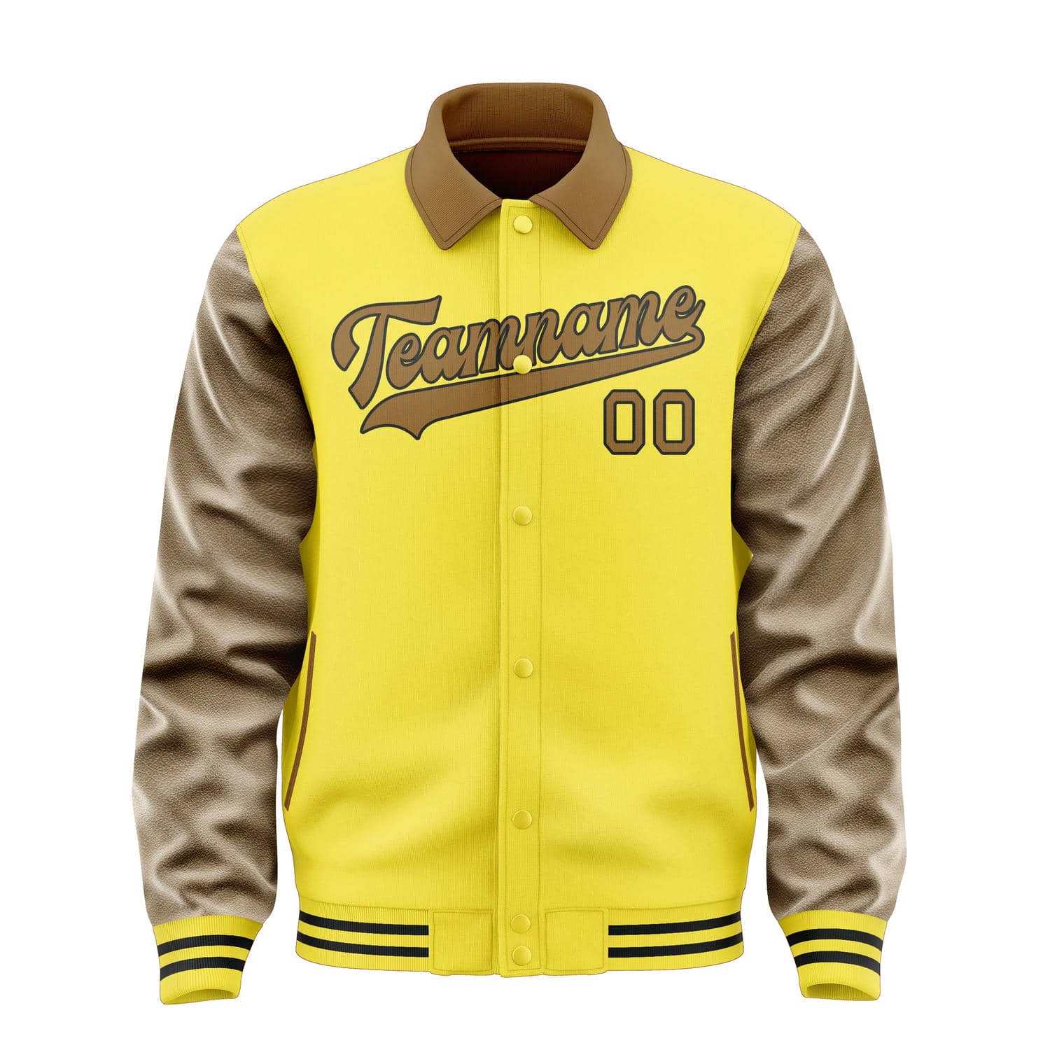 Custom Light Yellow Khaki Jacket