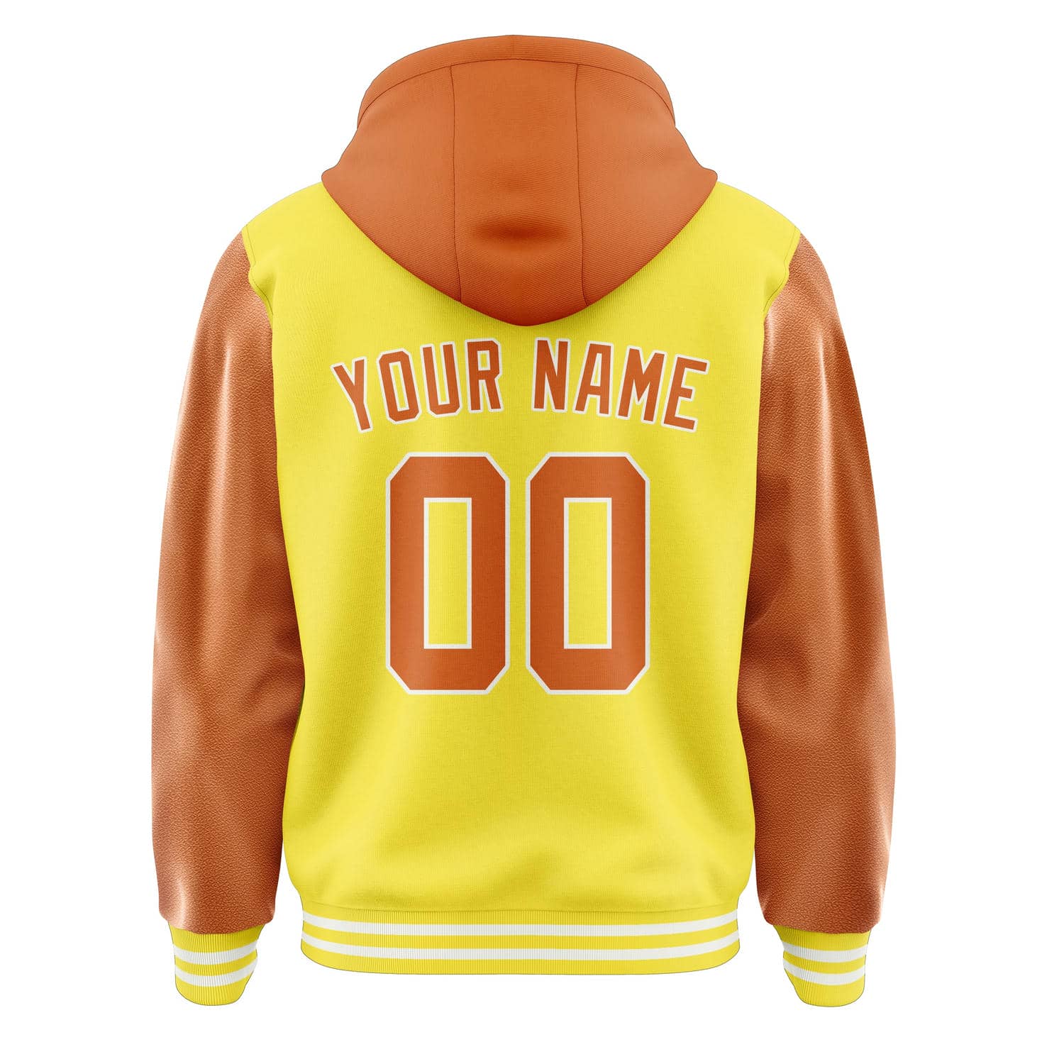 Custom Light Yellow Orange Jacket