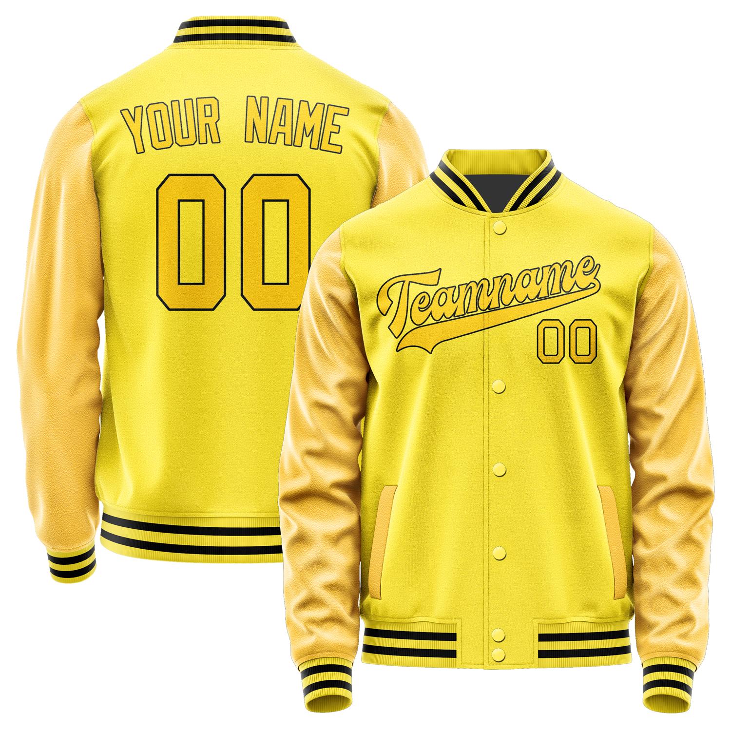 Custom Light Yellow Gold Jacket JA2626302617B31730