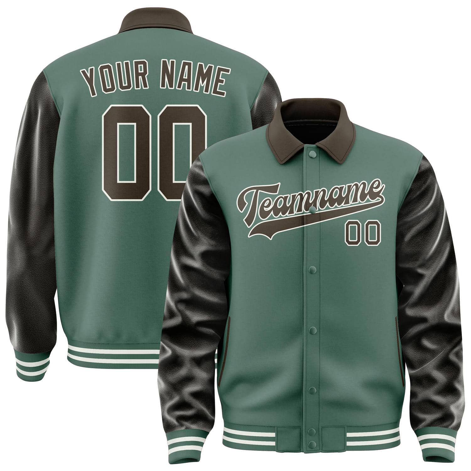 Custom Blue Green Brown Jacket
