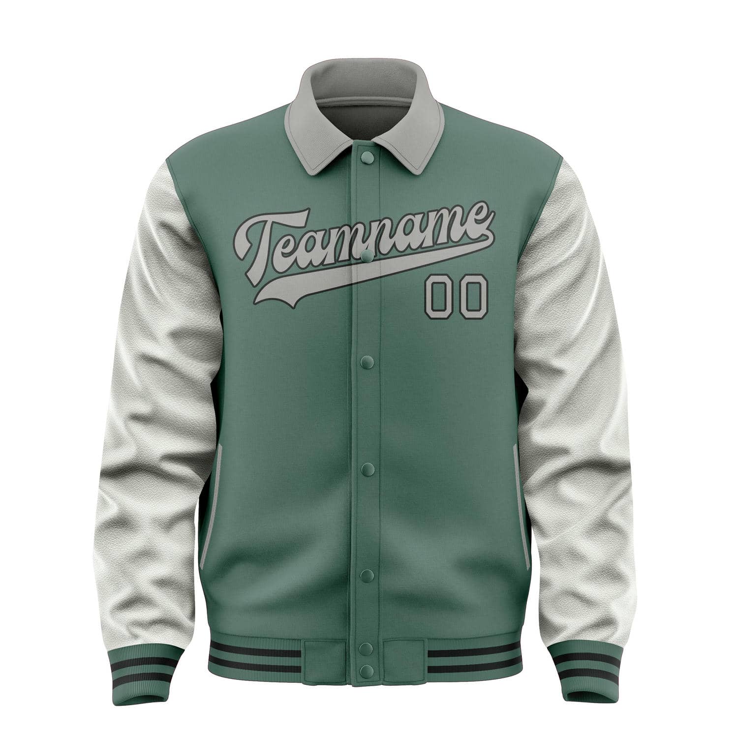 Custom Blue Green Gray Jacket