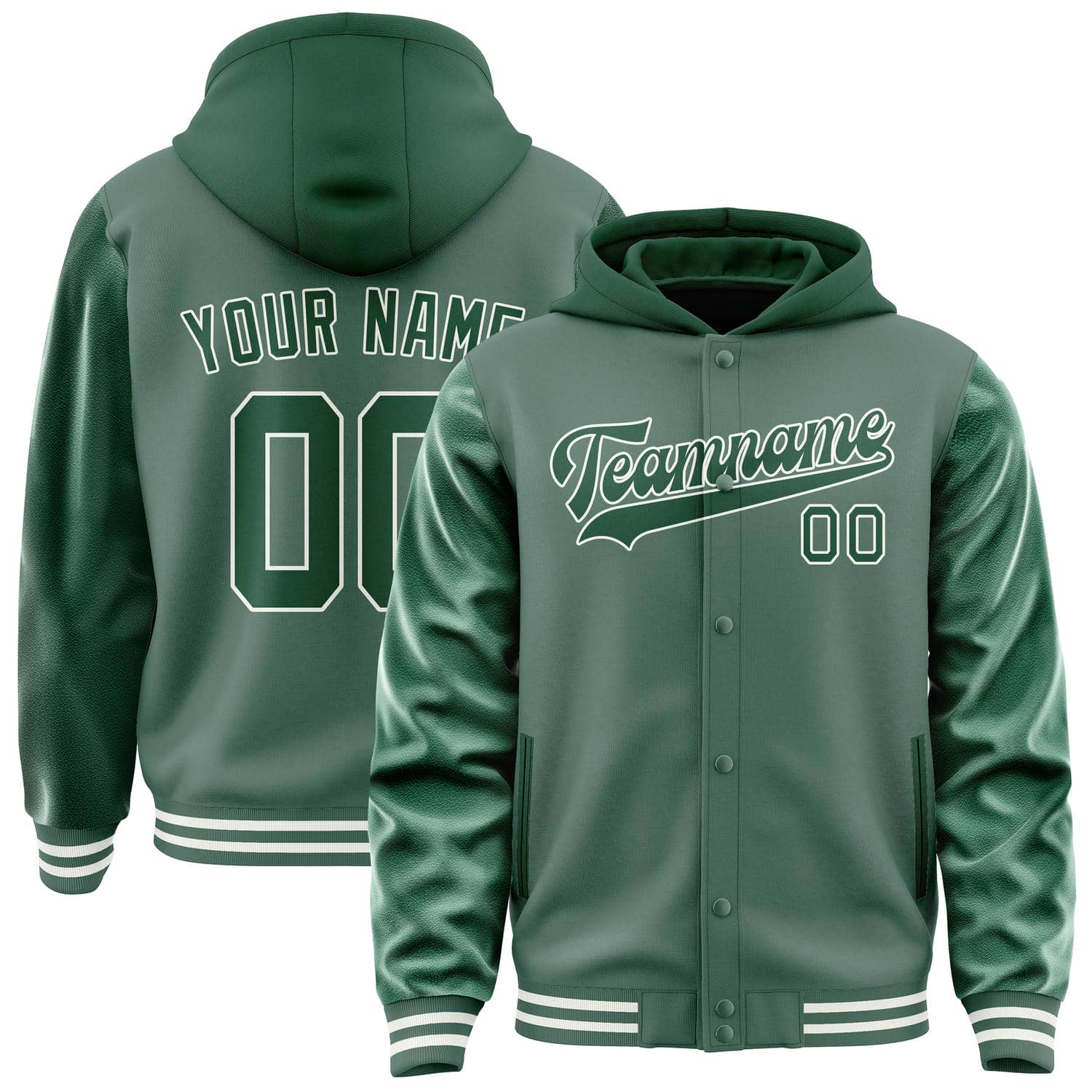 Custom Blue Green Green Jacket