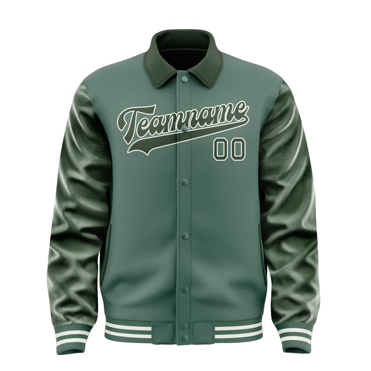 Custom Blue Green Dark Green Jacket
