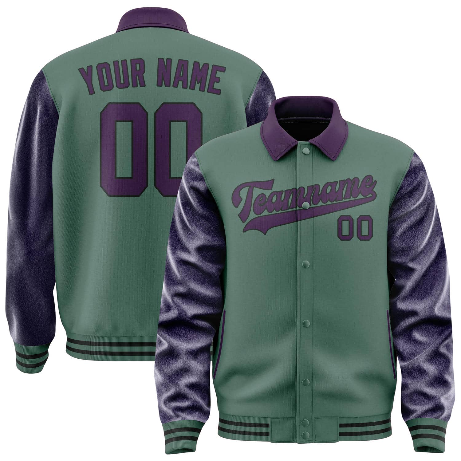 Custom Blue Green Purple Jacket