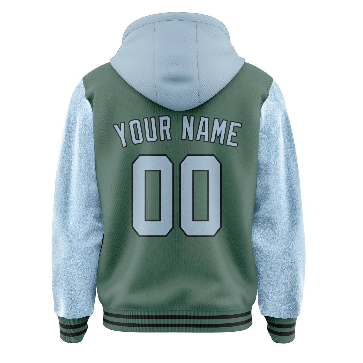 Custom Blue Green Light Blue Jacket