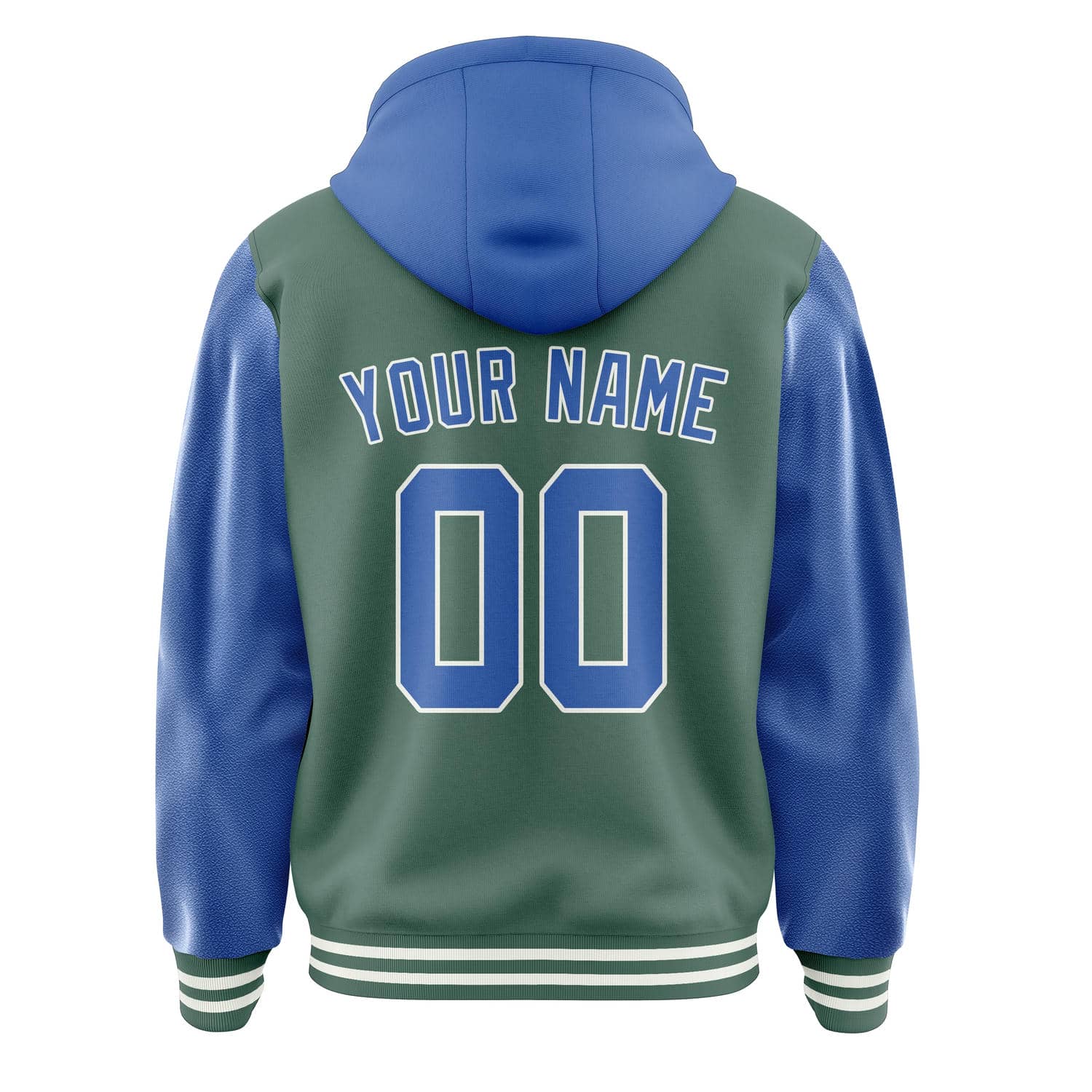 Custom Blue Green Sky Blue Jacket