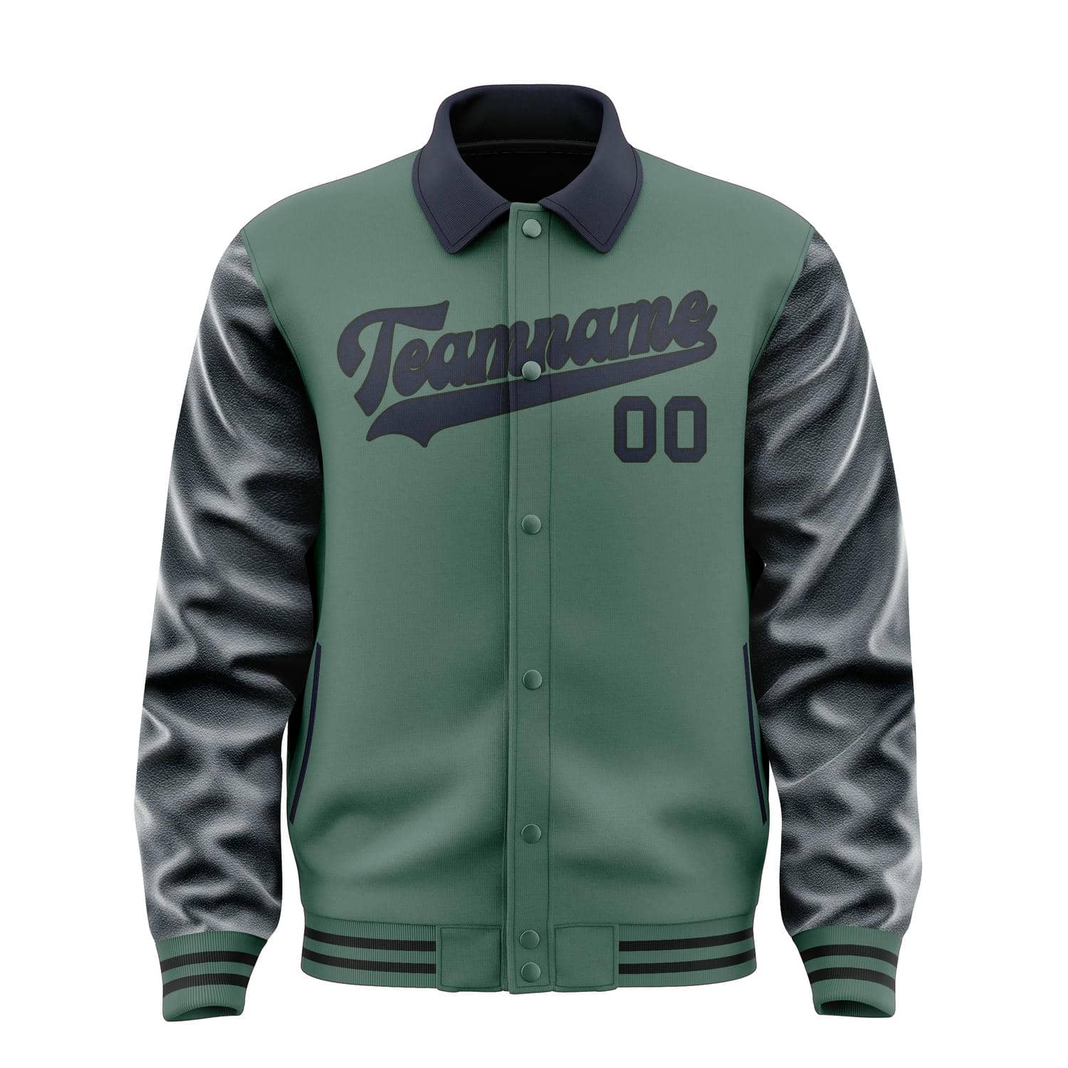 Custom Blue Green Navy Jacket