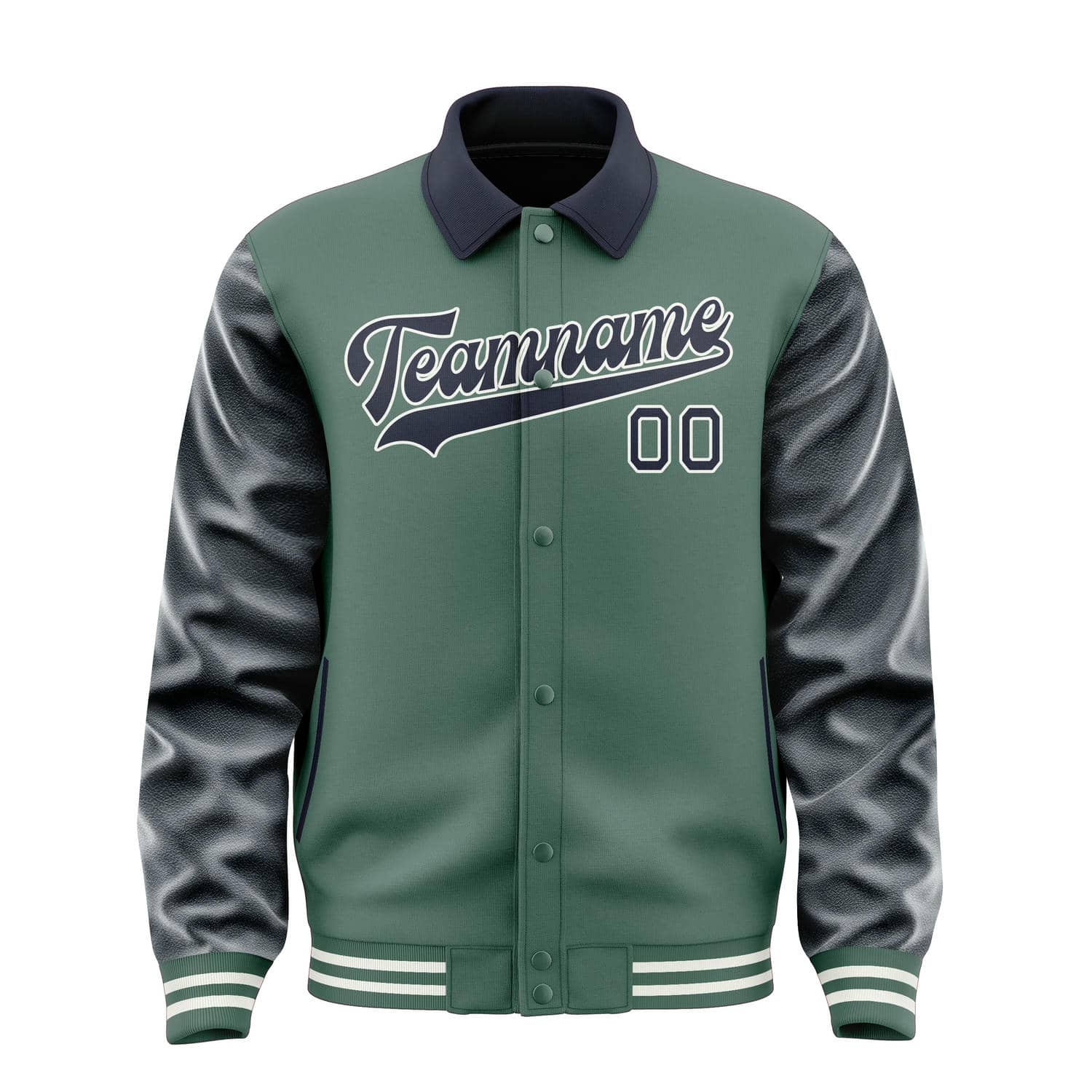Custom Blue Green Navy Jacket
