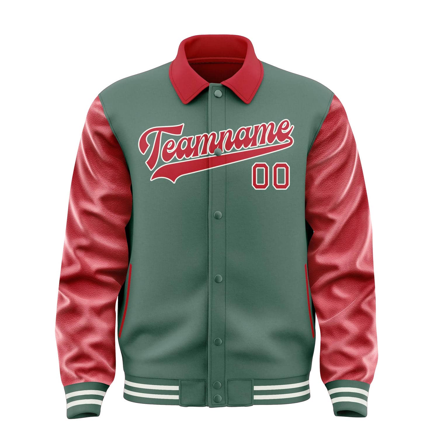 Custom Blue Green Red Jacket