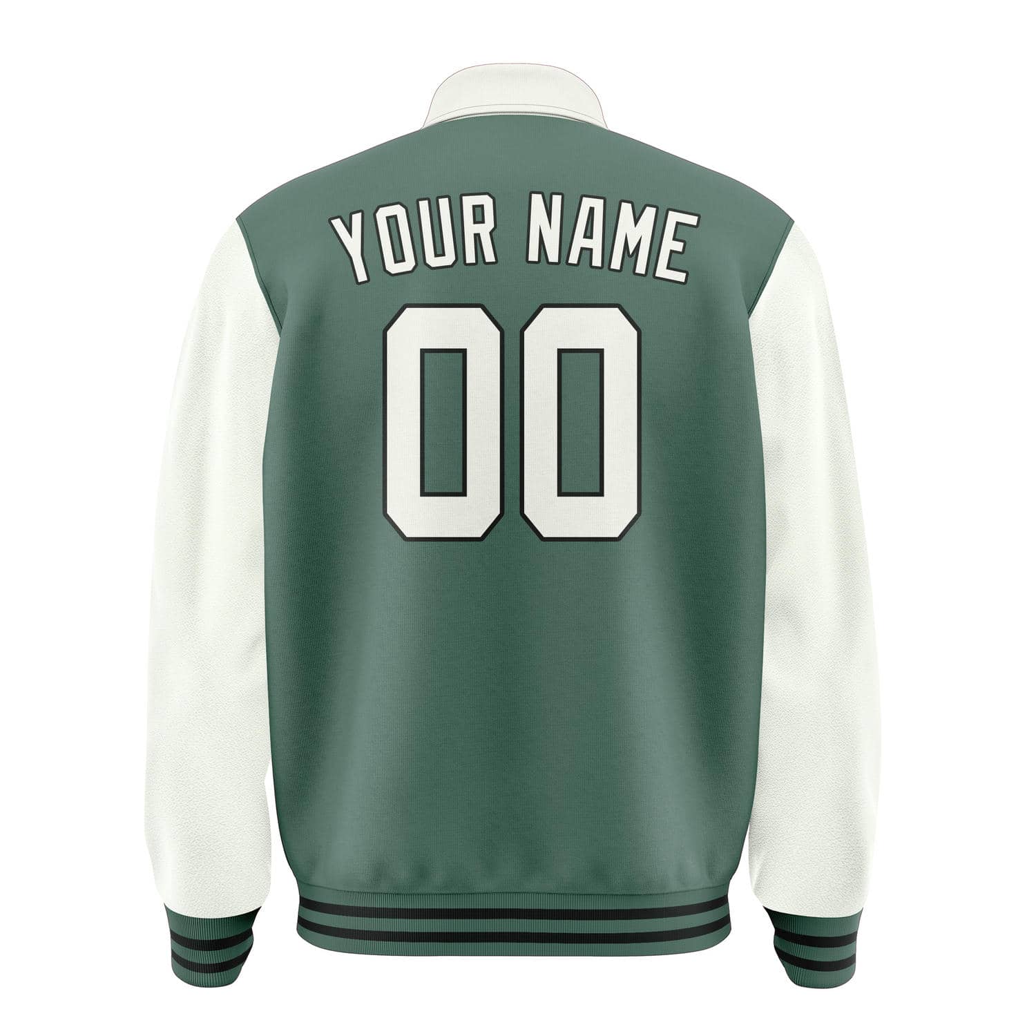Custom Blue Green White Jacket