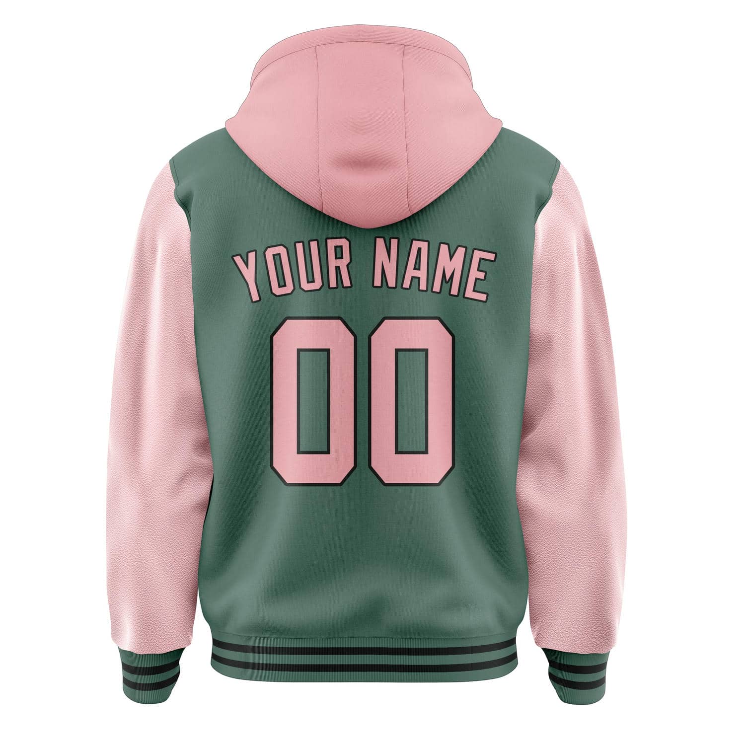 Custom Blue Green Light Pink Jacket